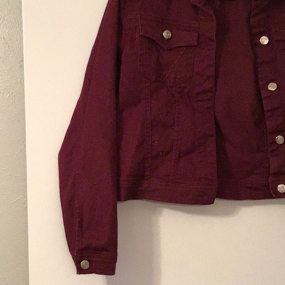 Red Denim Jacket - Picture 3 of 5